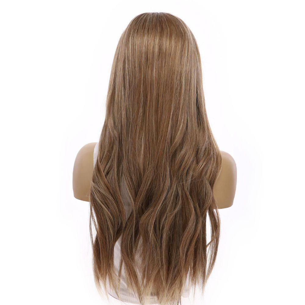 26" U-Shape Wig Medium Blonde - Image 4