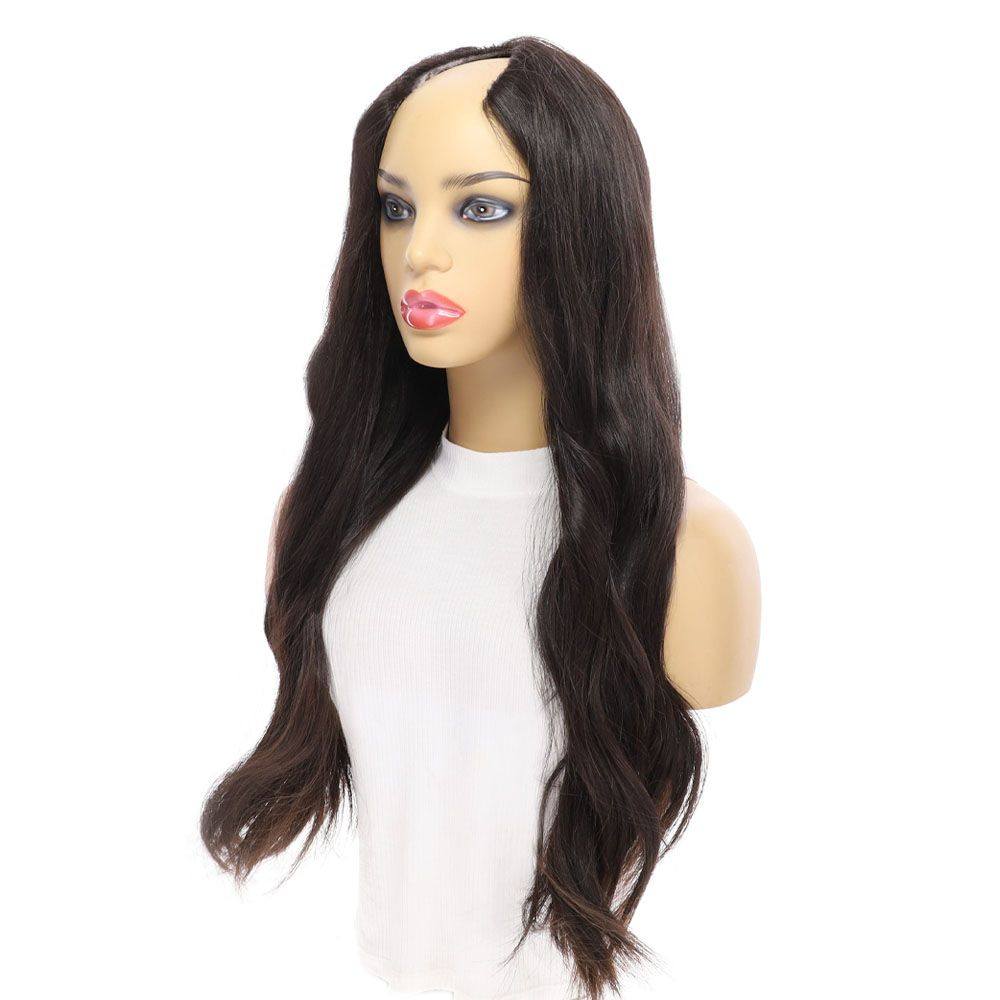 26" U-Shape Wig Soft Black - Image 6