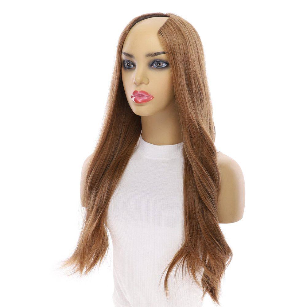 24" U-Shape Wig Strawberry Blonde - Image 5