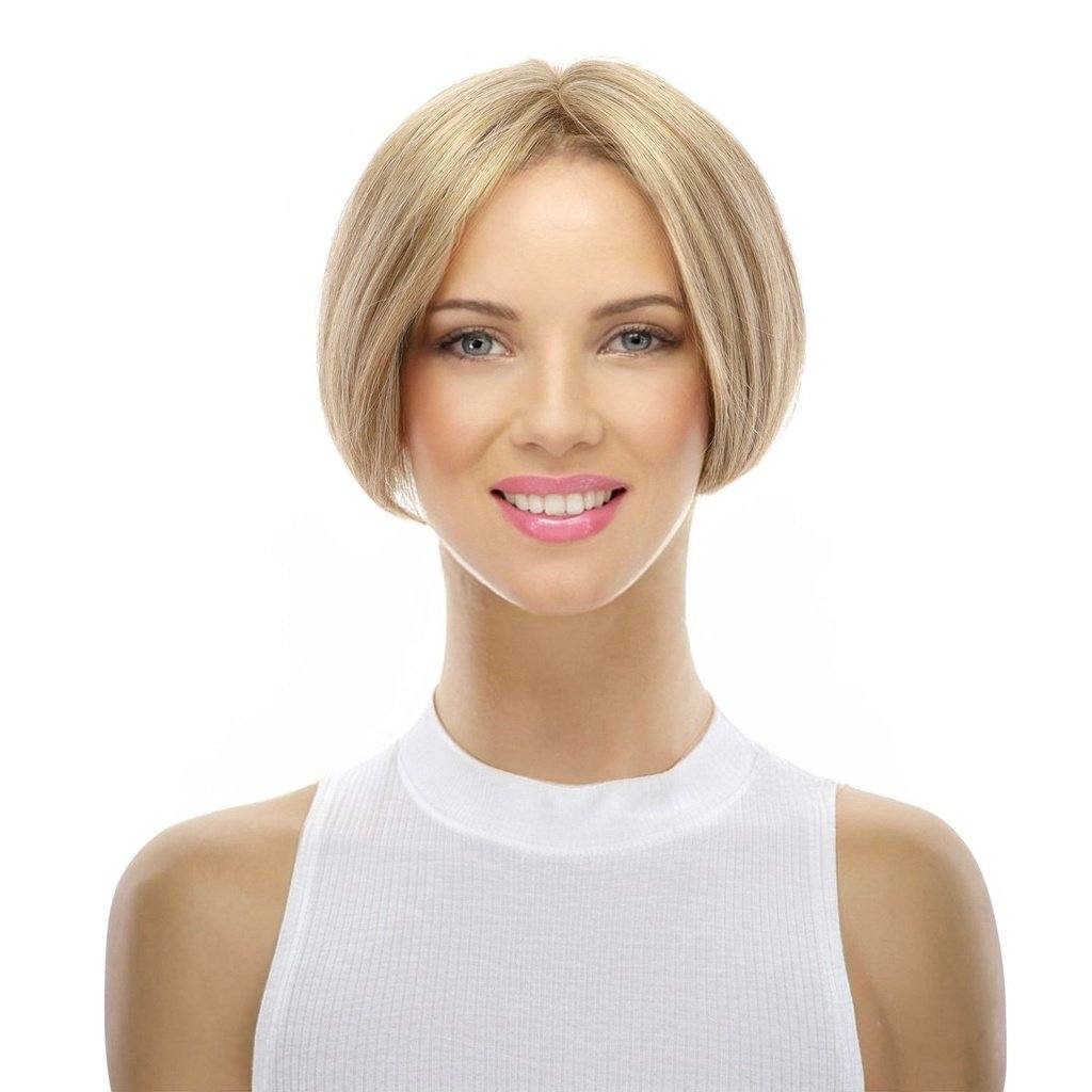 8" Sapphire Mono Top Topper Ash Blonde (No Root) - Image 2