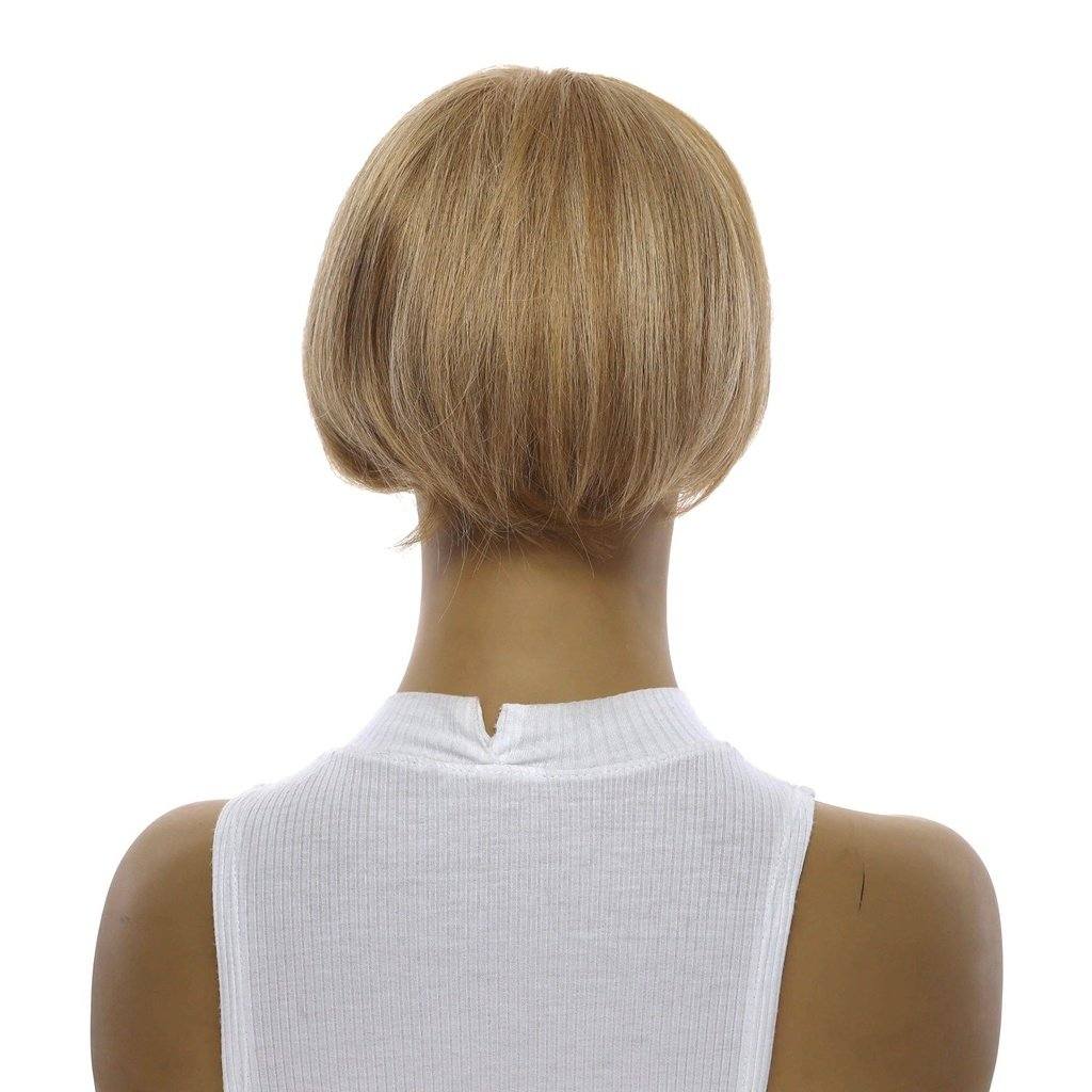 8" Sapphire Mono Top Topper Ash Blonde (No Root) - Image 3