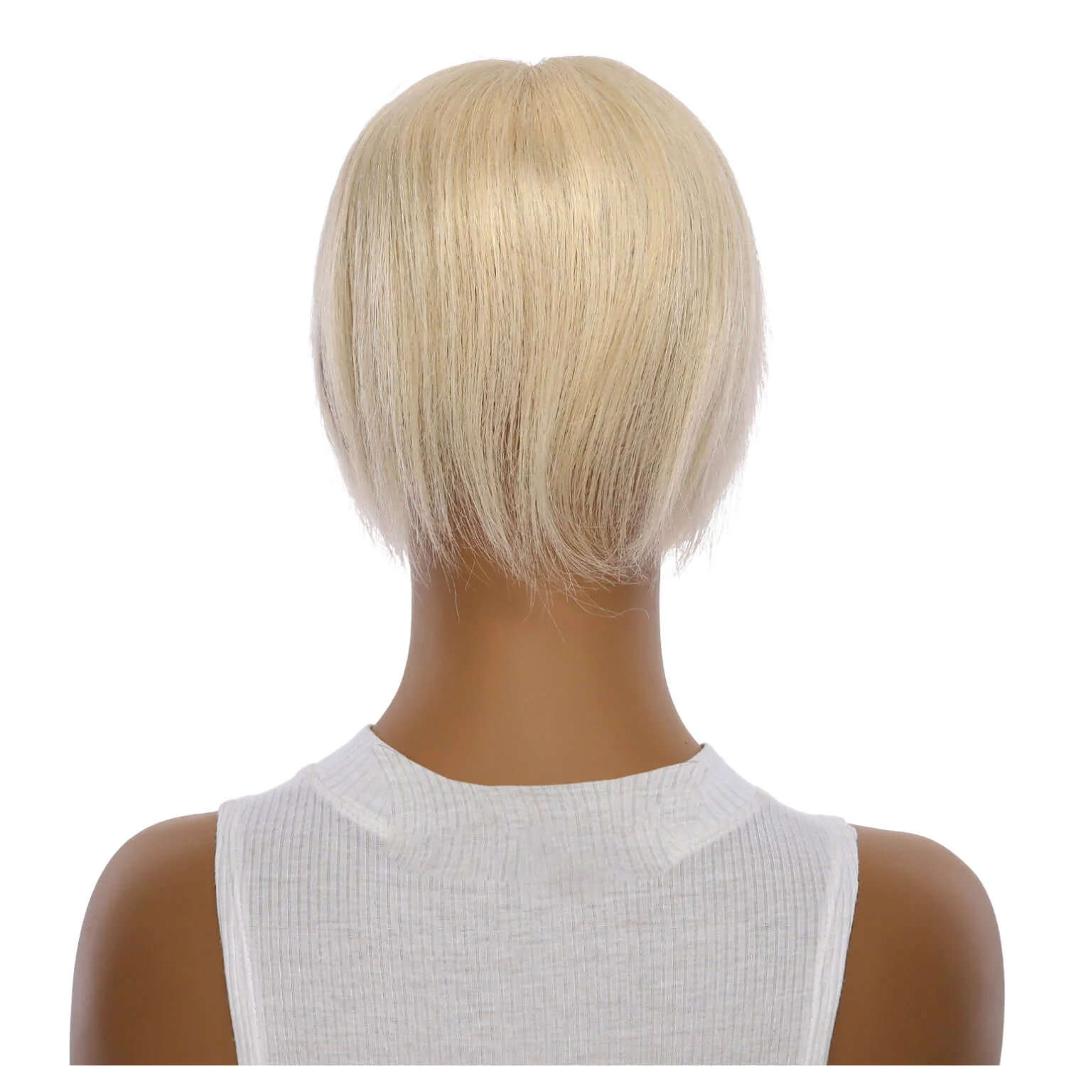 8" Sapphire Mono Top Topper Platinum Blonde 2.0 w/ No Rooting - Image 3