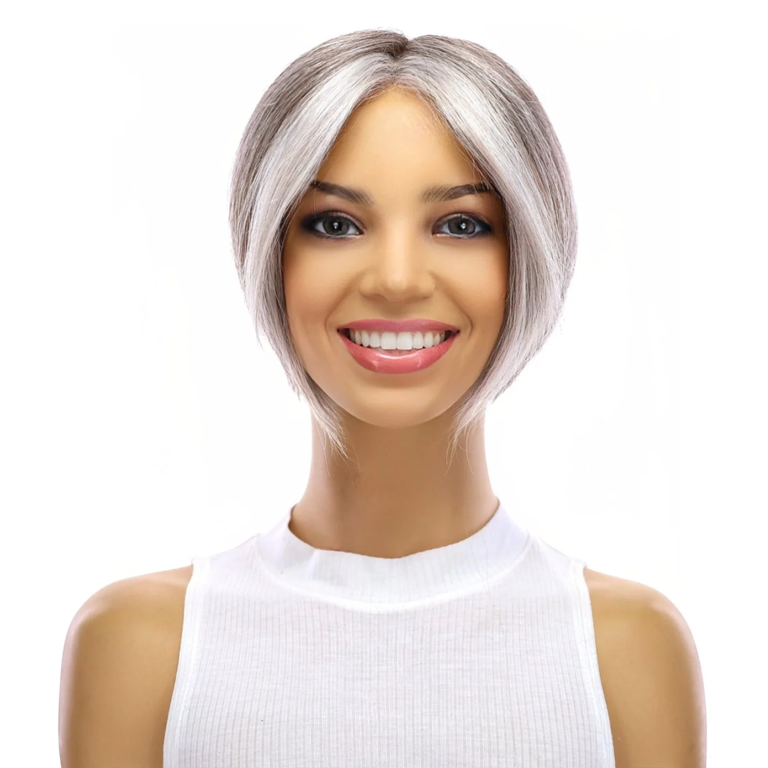 8" Sapphire Mono Top Topper Silver Fox - Image 2