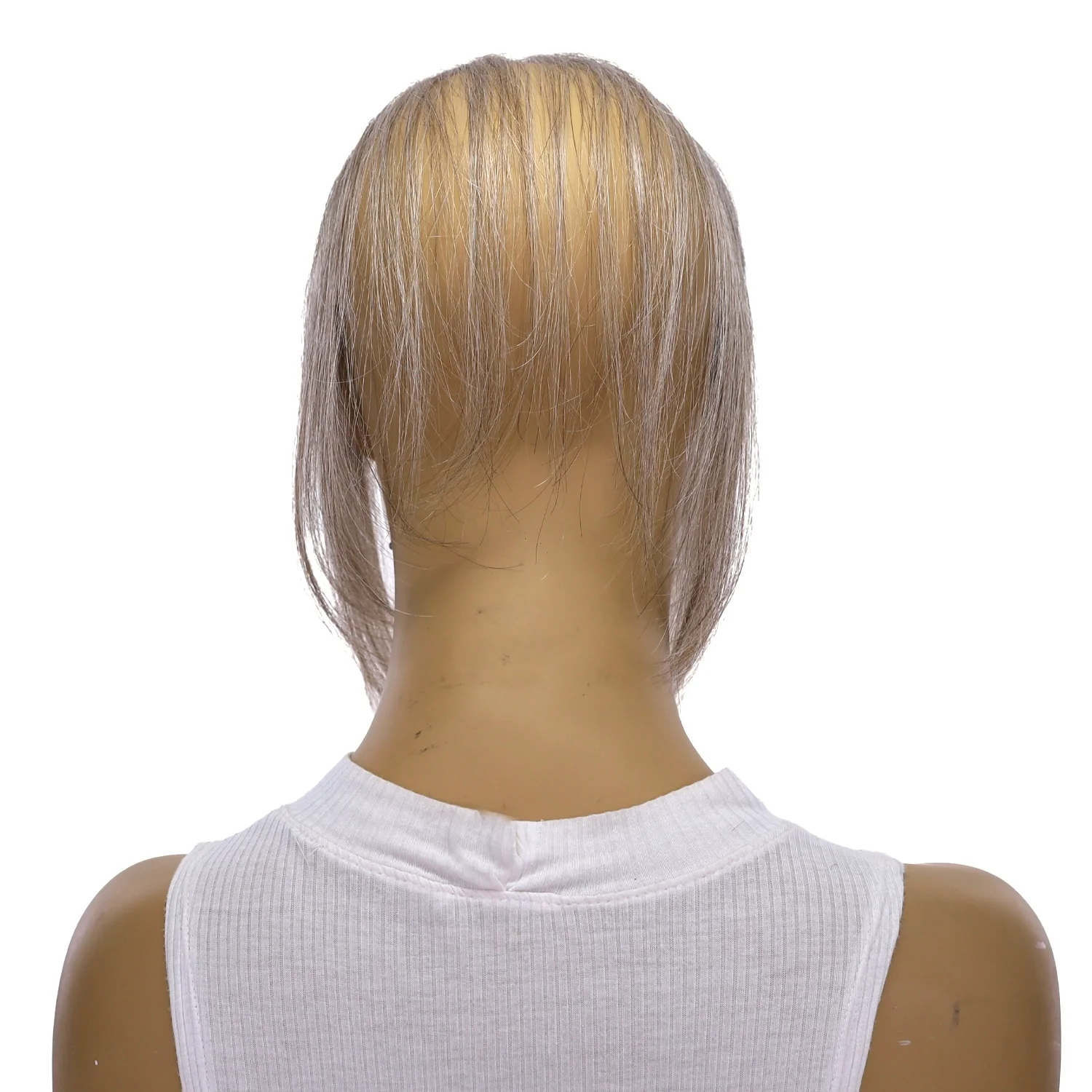 9" Fringe Topper Champagne Grey - Image 4