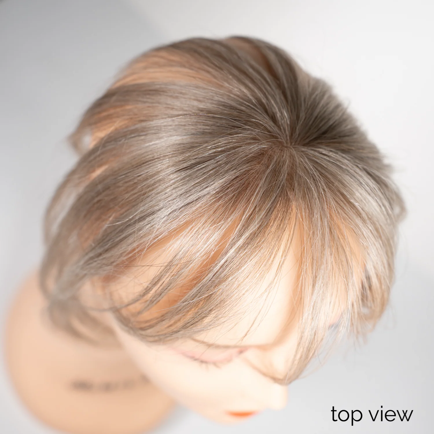 9" Fringe Topper Champagne Grey - Image 5