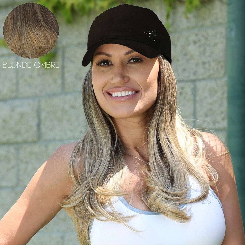 Chic Hat with Hair - Image 2