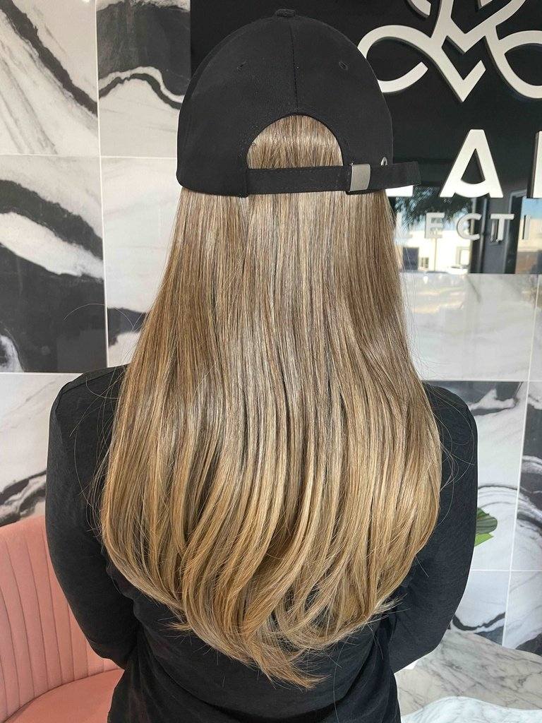 Chic Hat with Hair - Image 6