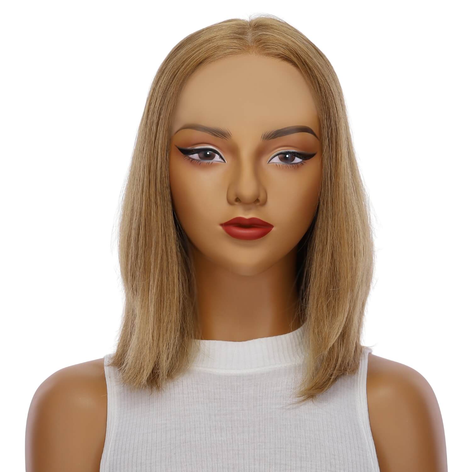 13" Luxe Bob Silk Top #14 Warm Dark Blonde - Image 2