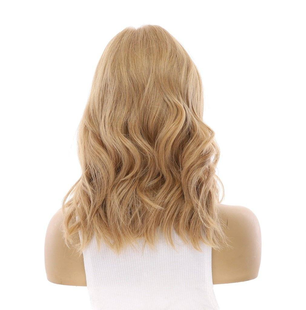 13" Luxe Bob Silk Top Wig #16 Blonde - Image 4