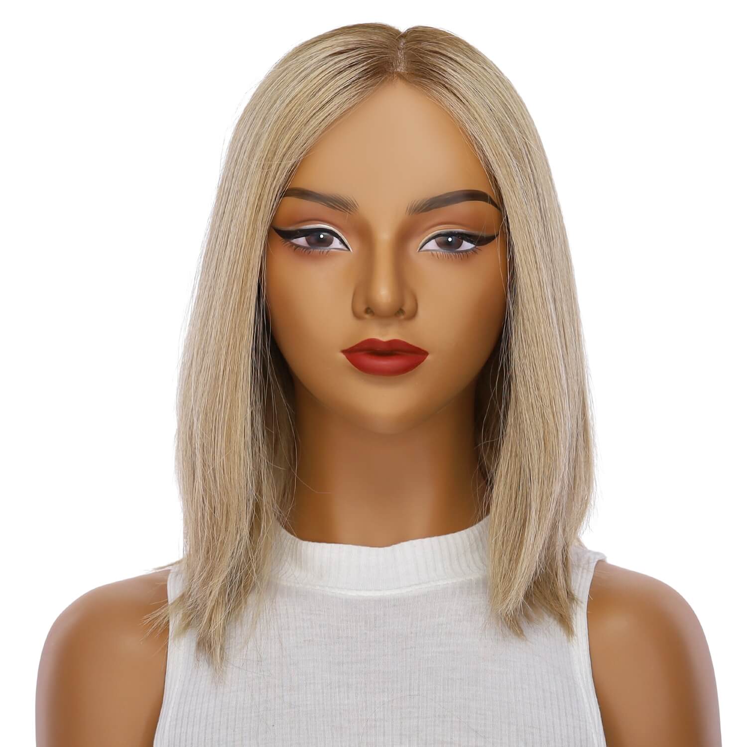 13" Victoria Silk Top Wig Ash Blonde - Image 2