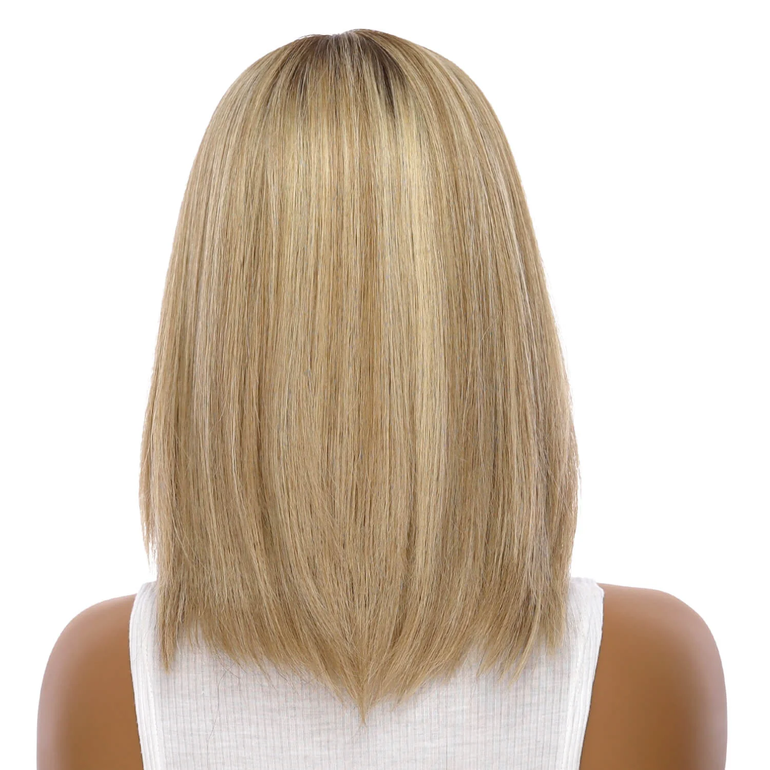 13" Victoria Silk Top Wig Ash Blonde - Image 3