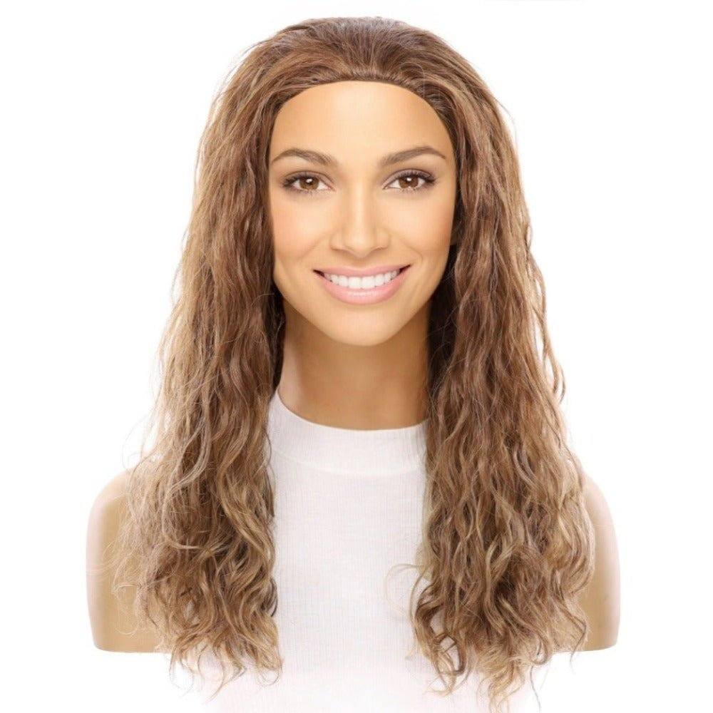 20" 3/4 Bandfall Wig Light Brown Babylight Wavy - Image 2