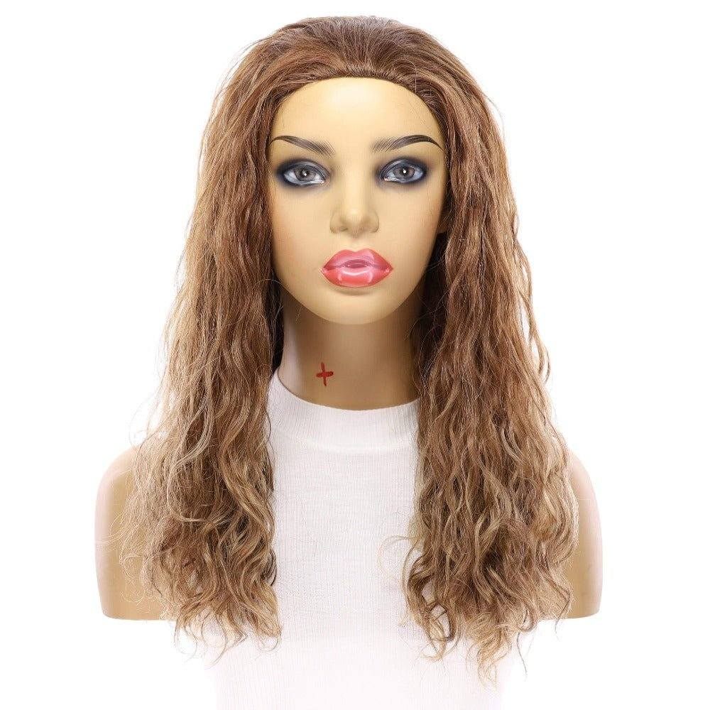 20" 3/4 Bandfall Wig Light Brown Babylight Wavy - Image 4