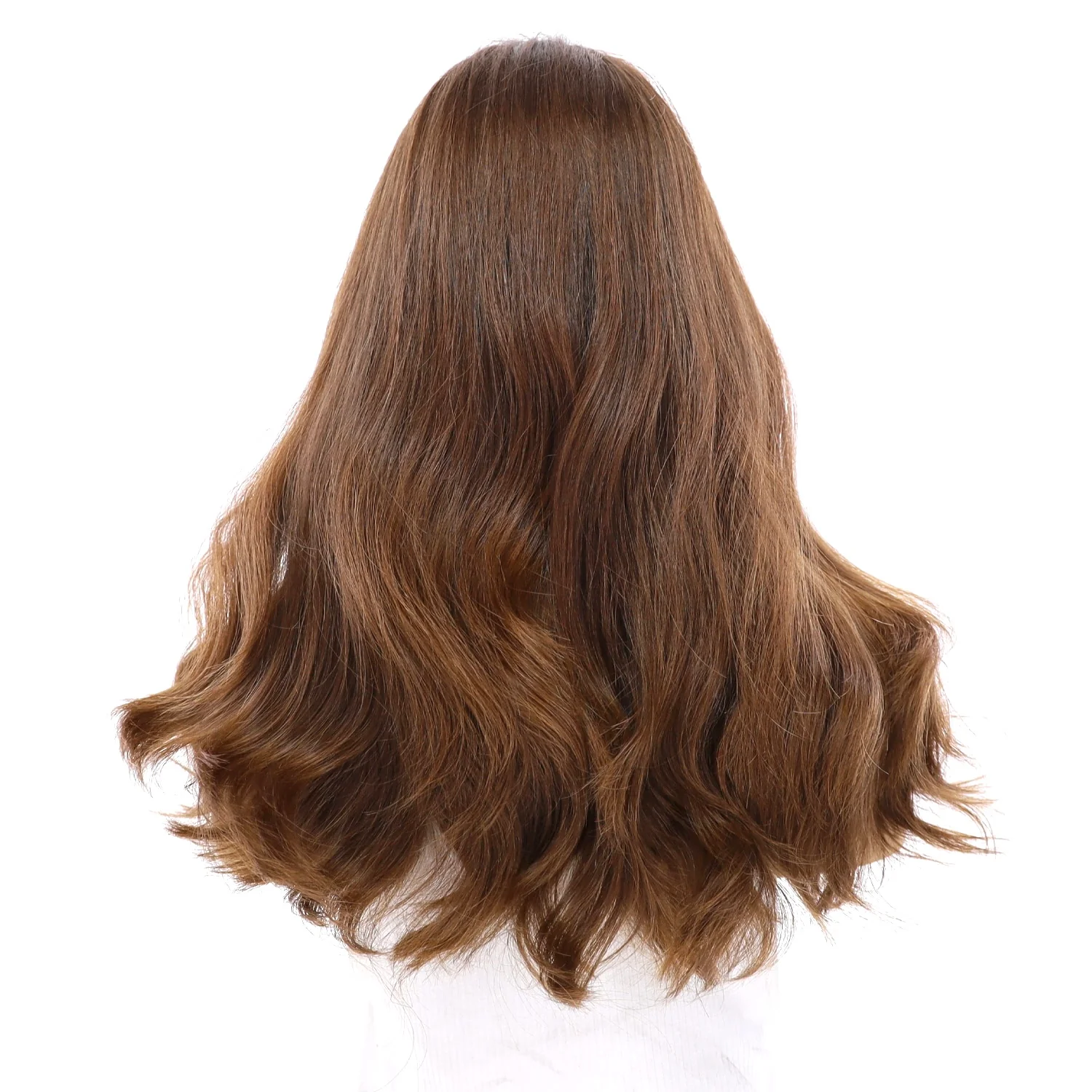 20" Divine Luxe Lace Top Wig #8 Warm Medium Brown - Image 3