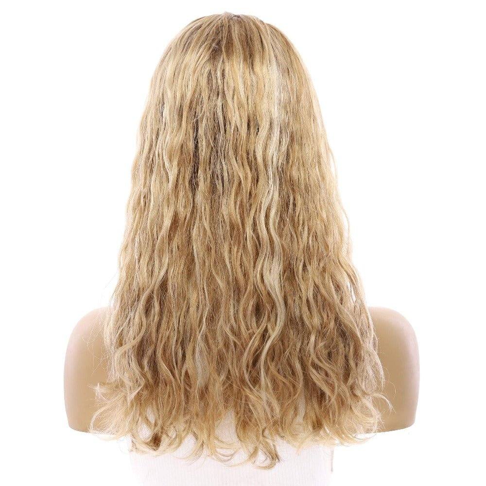 20" Princess Silk Top Wig Ash Blonde Wavy - Image 4