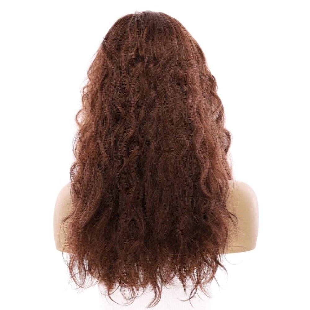 24" 3/4 Bandfall Wig Auburn Wavy - Image 3