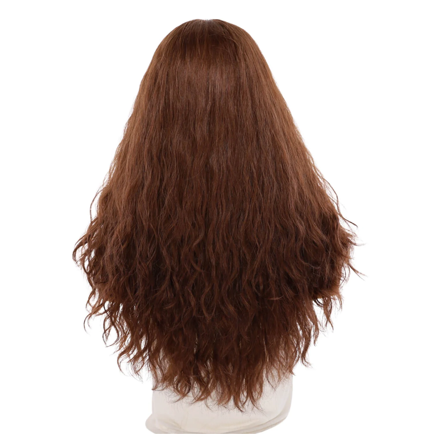 24" Gisele Silk Top Wig Auburn Wavy - Image 3