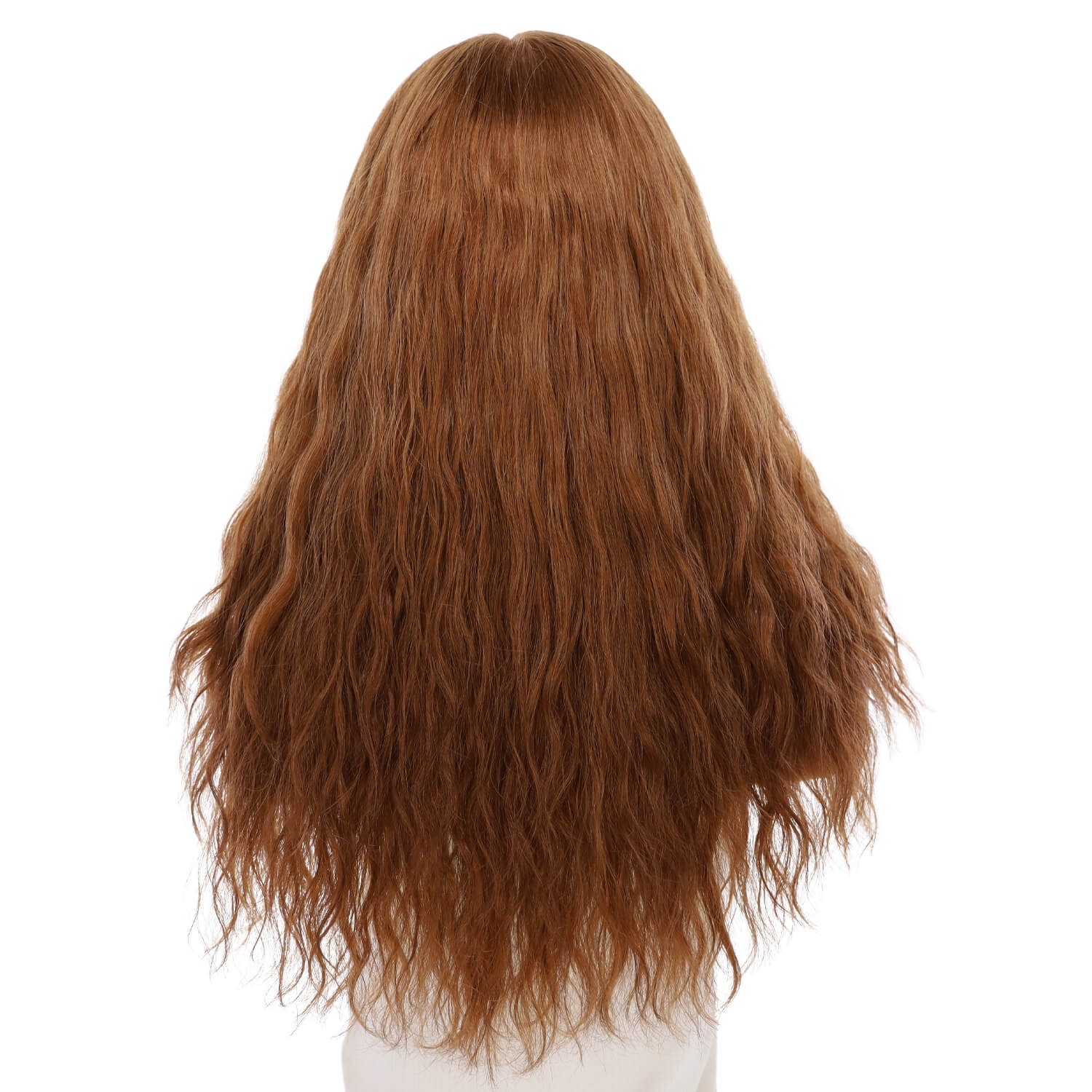 24" Gisele Silk Top Wig Copper Wavy - Image 3