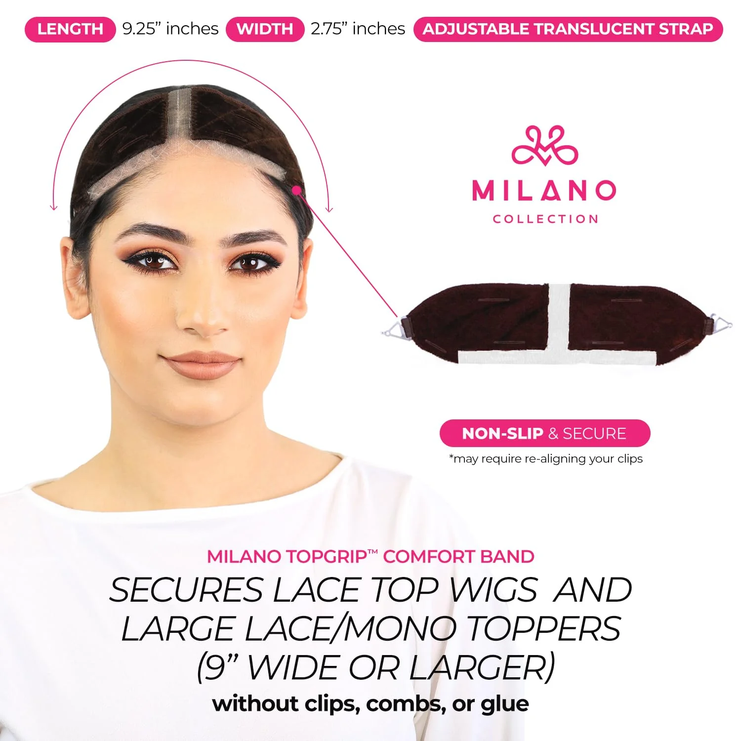 Milano - No-Slip LACE TopGrip Comfort Band - Image 12