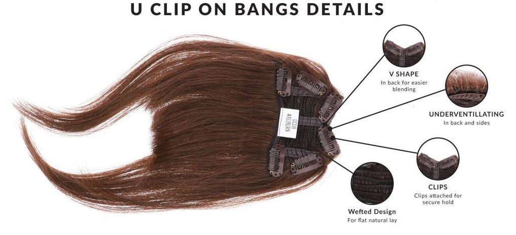 U-Clip on Bang Medium Brown Babylight - Image 4