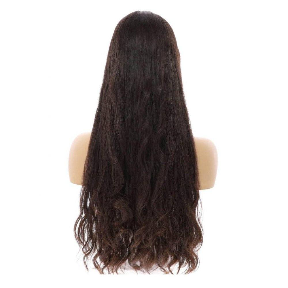 26" Divine Luxe Lace Top Wig #1B Black Wavy - Image 4