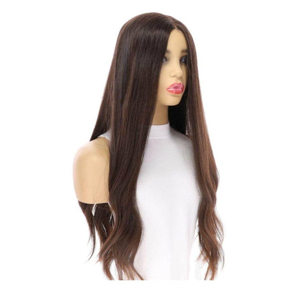 26" Divine Luxe Lace Top Wig #2 Neutral Dark Brown - Image 4