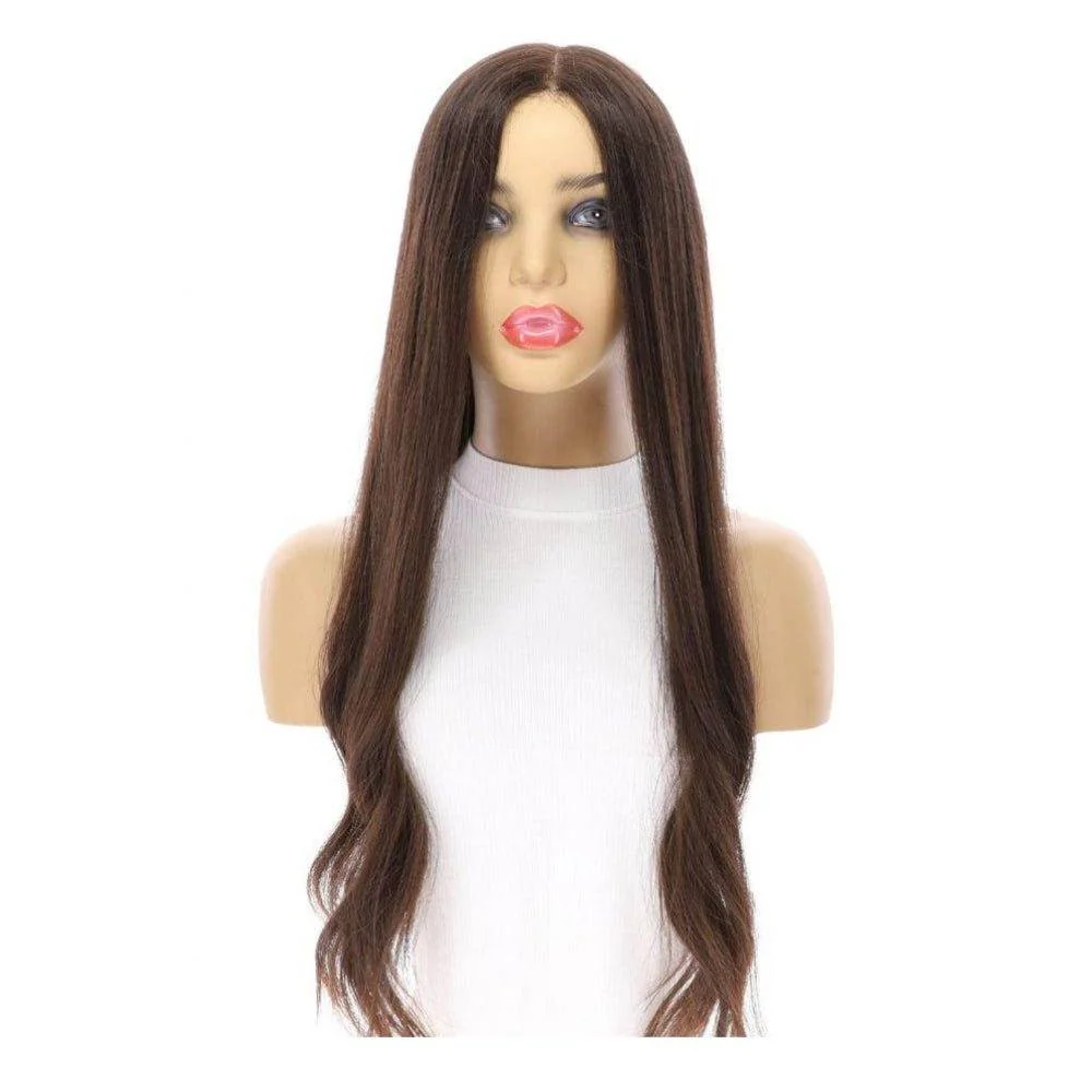 26" Divine Luxe Lace Top Wig #2 Neutral Dark Brown - Image 5