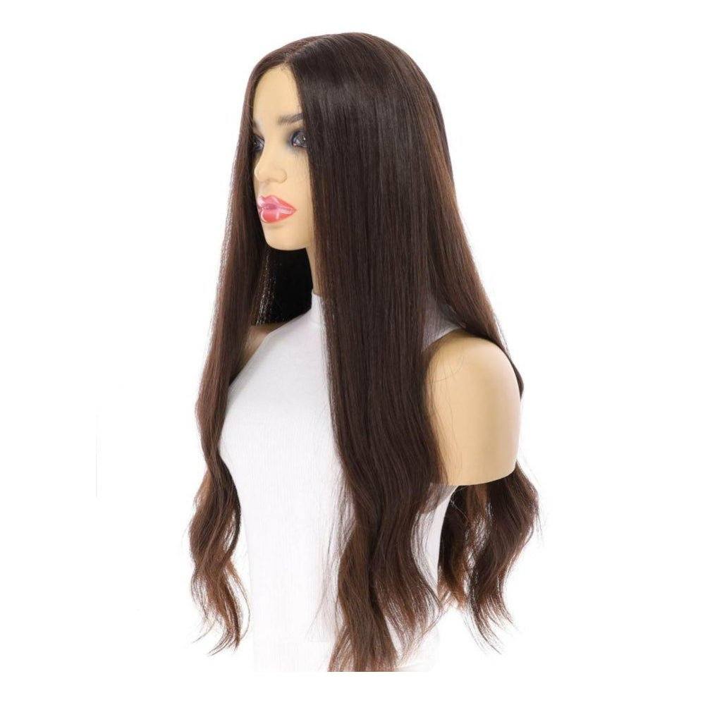 26" Divine Luxe Lace Top Wig #2 Neutral Dark Brown - Image 6