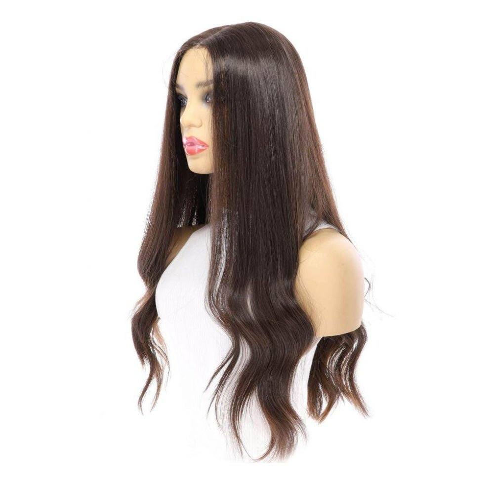 26" Divine Luxe Lace Top Wig #4 Dark Brown - Image 3