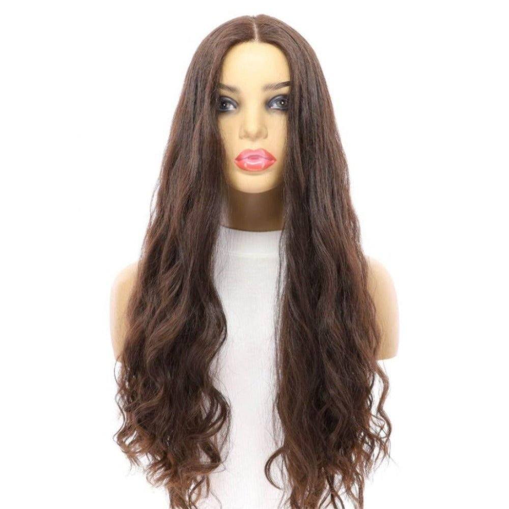 26" Divine Luxe Lace Top Wig #4 Dark Brown Wavy - Image 4