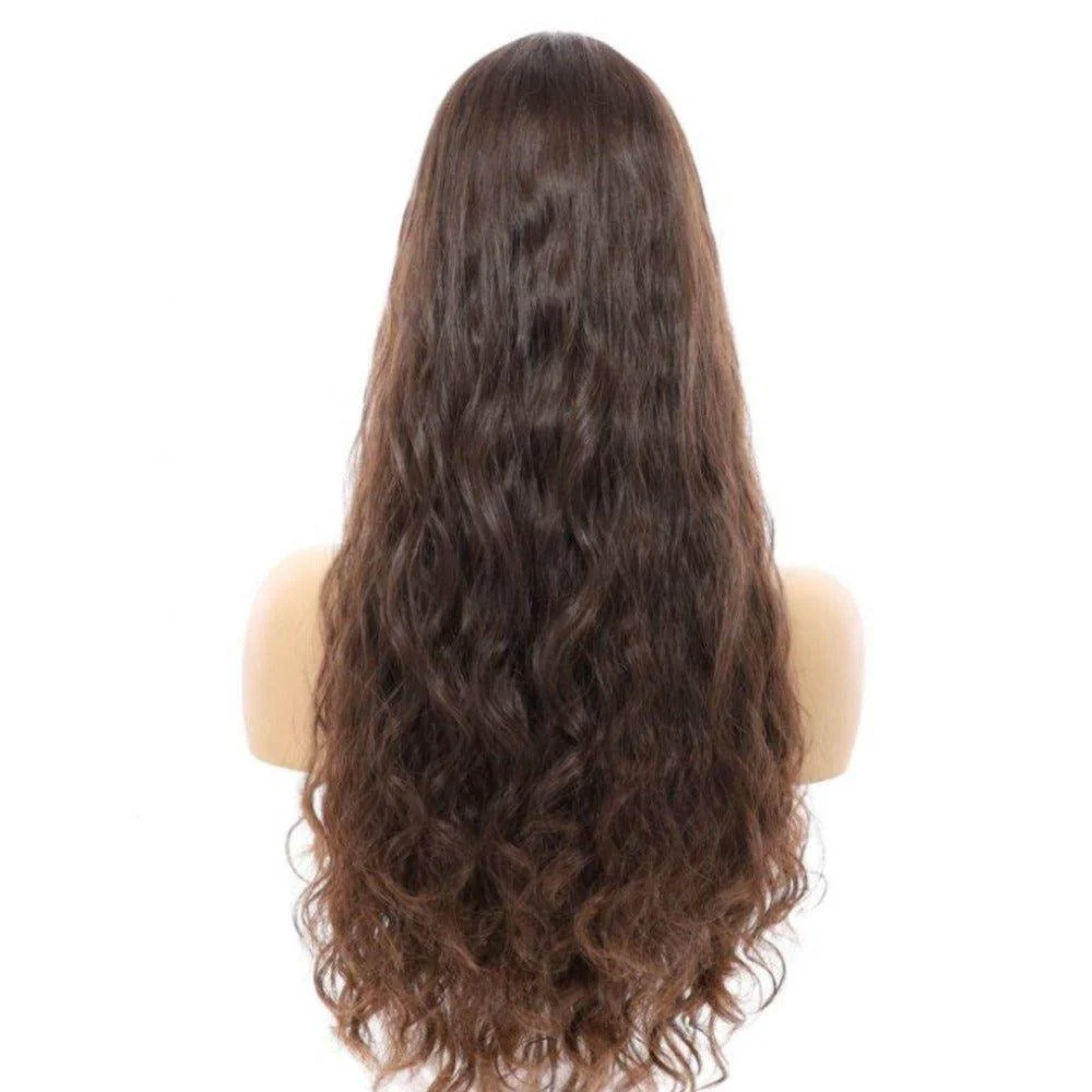 26" Divine Luxe Lace Top Wig #4 Dark Brown Wavy - Image 6