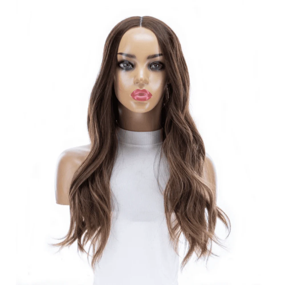 24" Divine Lace Top Topper Medium Brown Balayage - Image 4