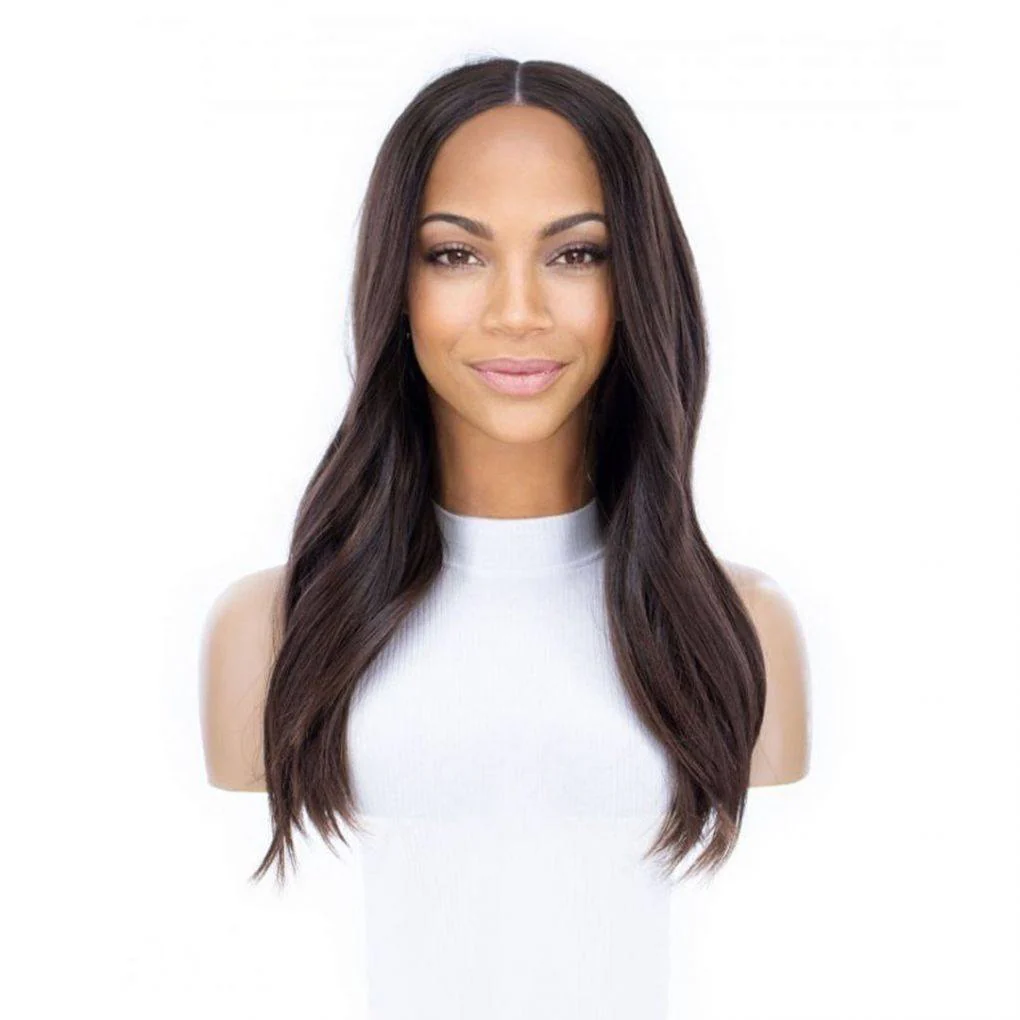 20" Divine Luxe Lace Top Topper #4 Dark Brown - Image 2