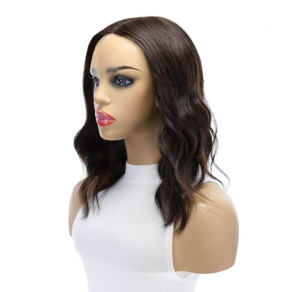 16" Divine Lace Top Topper Dark Brown Wavy - Image 5