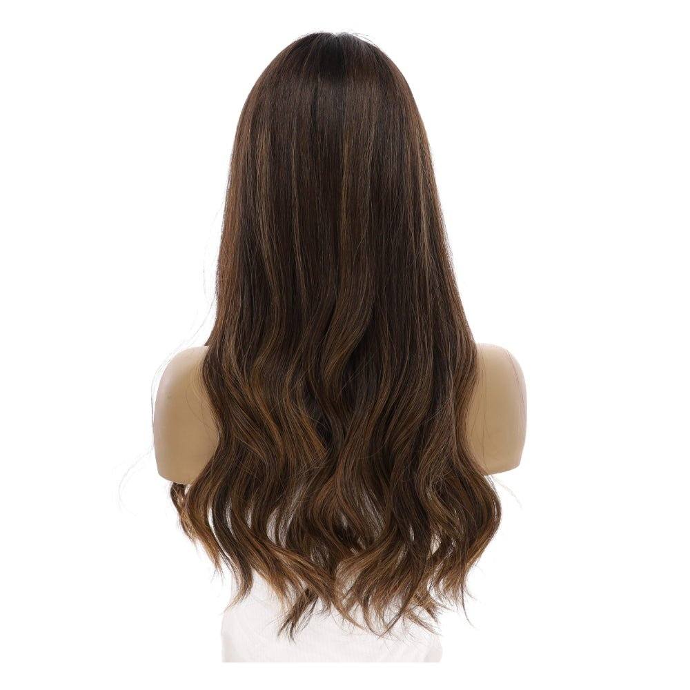 24" Divine Lace Top Topper Dark Brown Balayage - Image 3