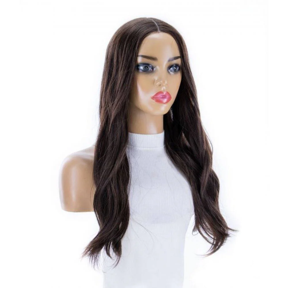 24" Divine Lace Top Topper Dark Brown - Image 3