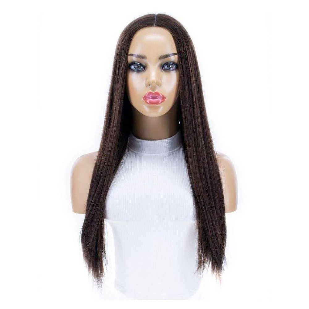 24" Divine Lace Top Topper Dark Brown - Image 7