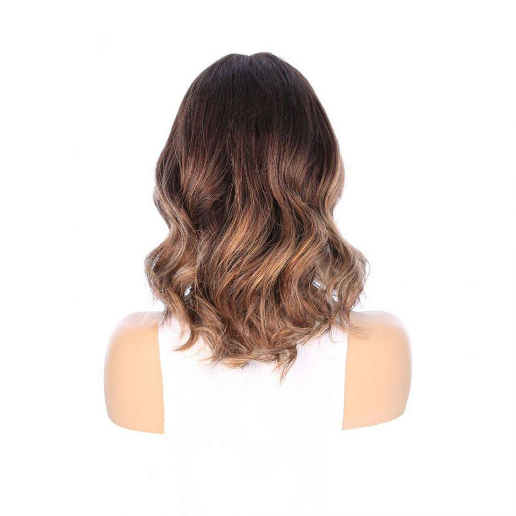 16" Divine Lace Top Topper Dark Brown Balayage - Image 5