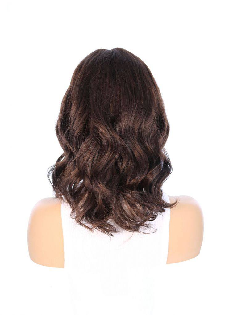 16" Divine Lace Top Topper Dark Brown - Image 4