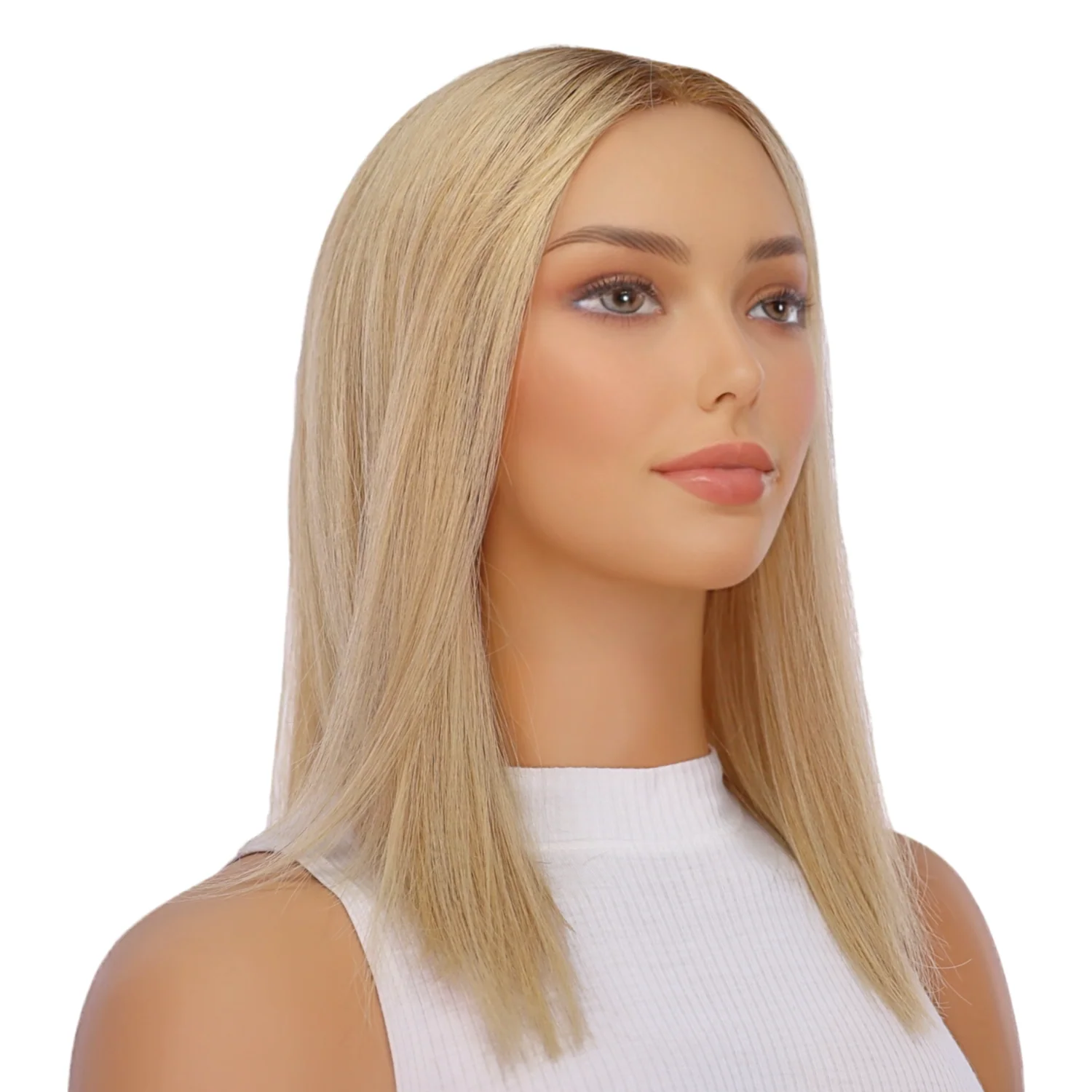 16" Divine Lace Top Topper Golden Blonde - Image 2