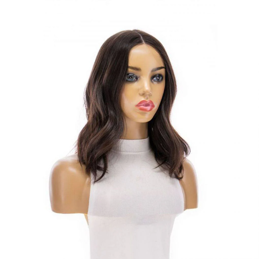16" Divine Luxe Lace Top Topper #2 Neutral Dark Brown - Image 3