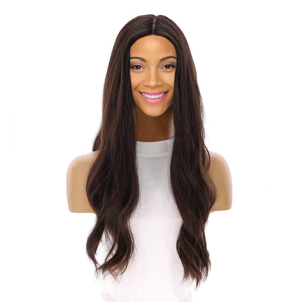 24" Divine Luxe Lace Top Topper #2 Neutral Dark Brown - Image 2