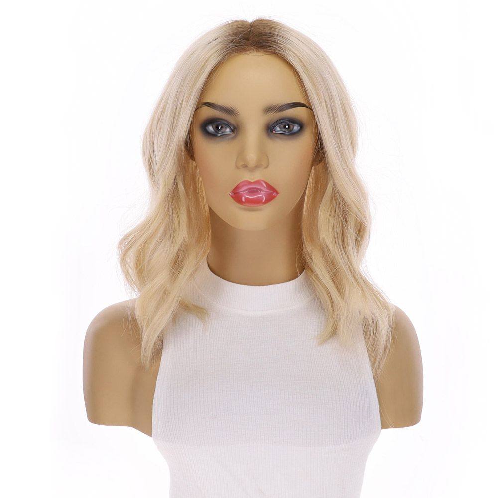 16" Divine Lace Top Topper Beige Blonde - Image 4