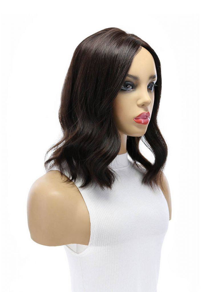 14" Emerald Silk Top Topper Dark Brown - Image 7
