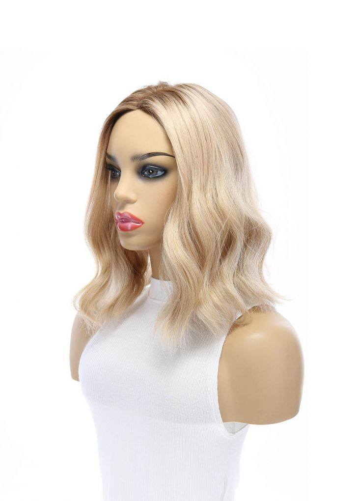 14" Emerald Silk Top Topper Golden Blonde - Image 4
