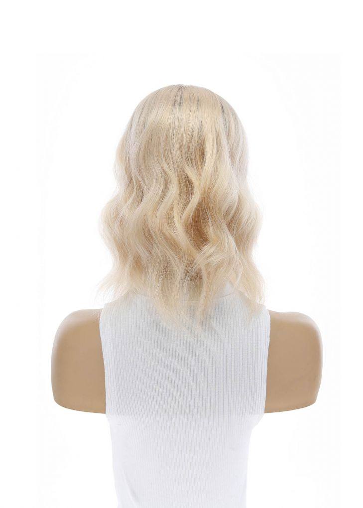14" Emerald Silk Top Topper Beige Blonde - Image 5